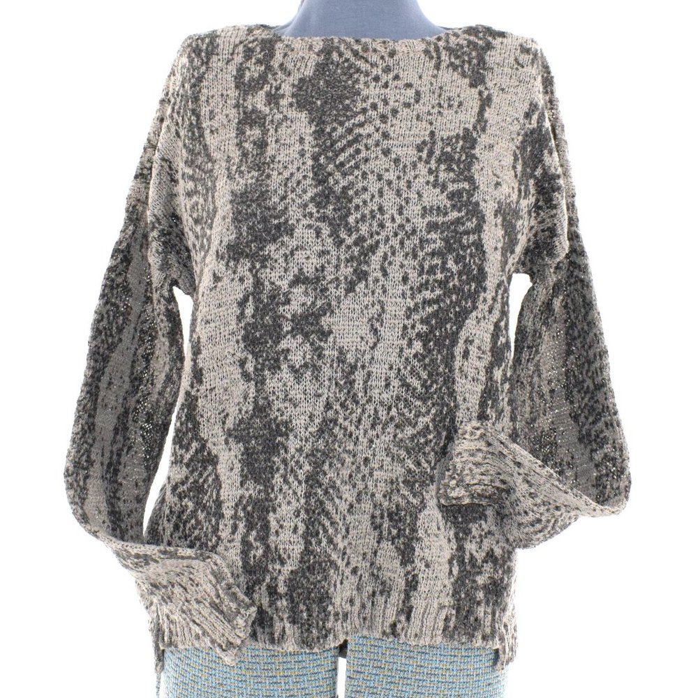 Barneys New York Abstract Cotton Sweater XS EUC